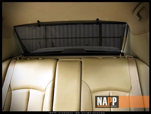 ม่านบังแดดหลังรถ รุ่นเจาะ